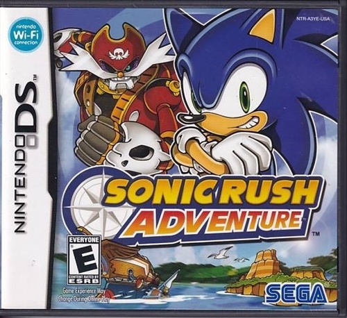 Sonic Rush Adventure - Amerikansk Version - Nintendo DS (B Grade) (Genbrug)